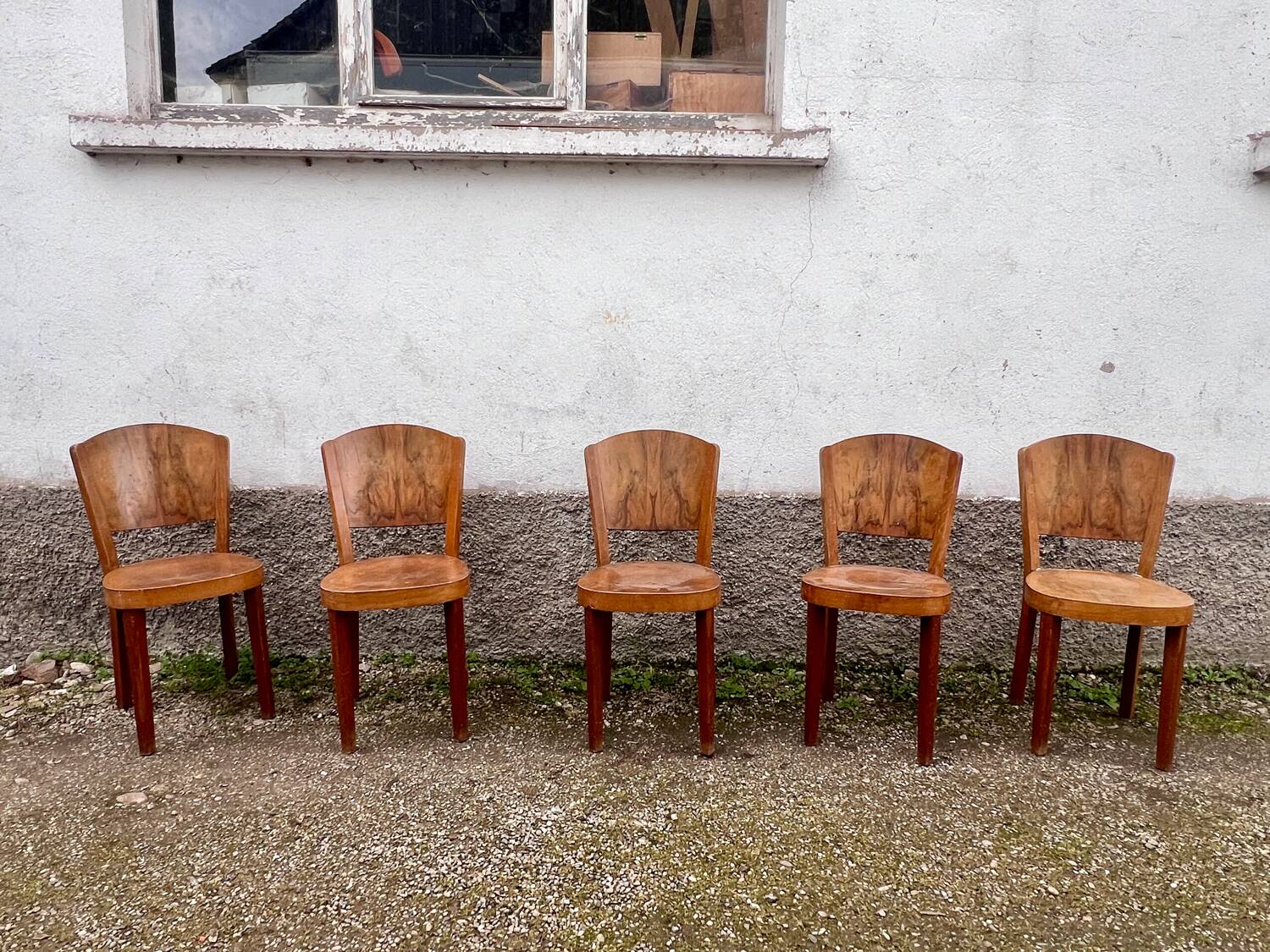 Vintage bentwood dining chairs