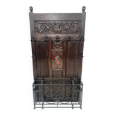 Porte manteaux de style Renaissance en chene massif XIX siècle