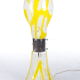 Carlo Nason model Lipstick Design Floor Lamp, Made by Mazzega Italy.
