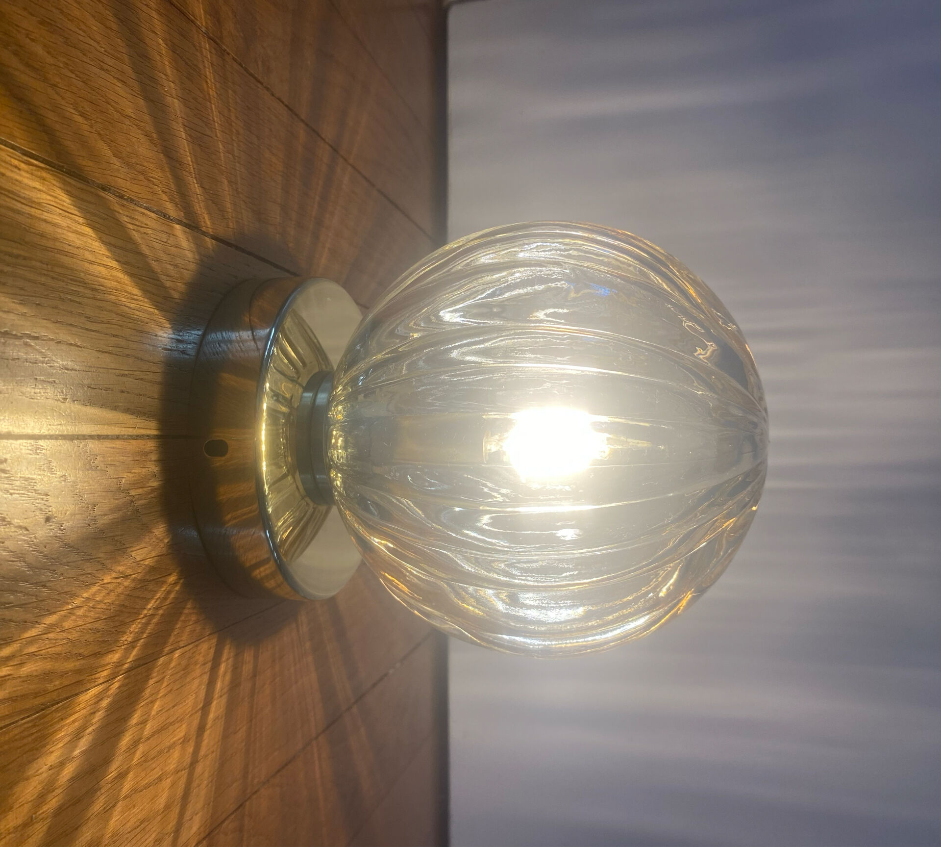 Vintage globe wall light or ceiling light