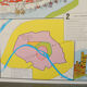 School poster Paris through the two-sided, Romanesque and Gothic years on the back