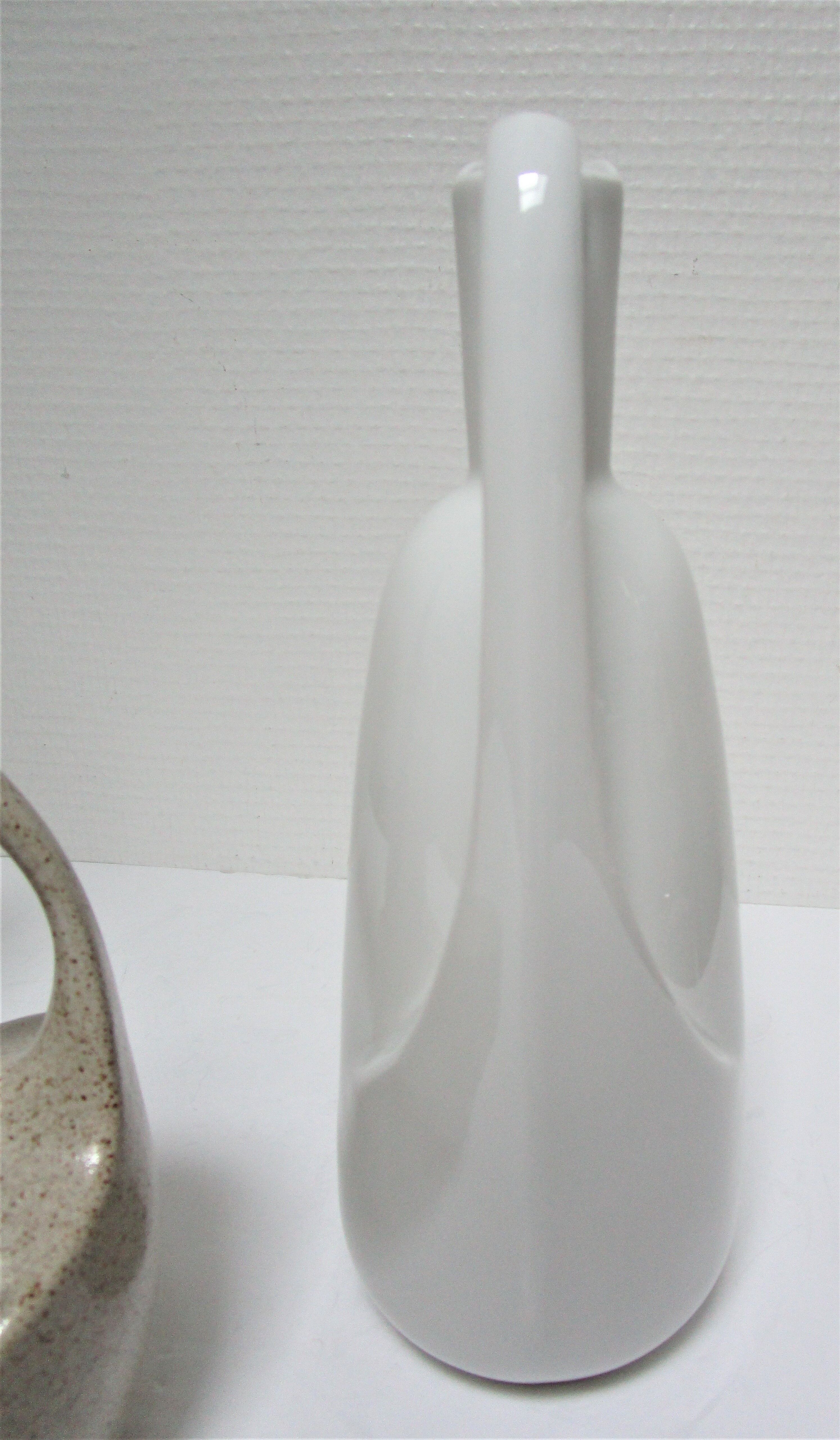 Trois vases céramique grès porcelaine vintage