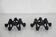 Pair of vintage cast iron candlesticks 1960