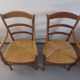 Pair of Armchairs in Cherry Wood