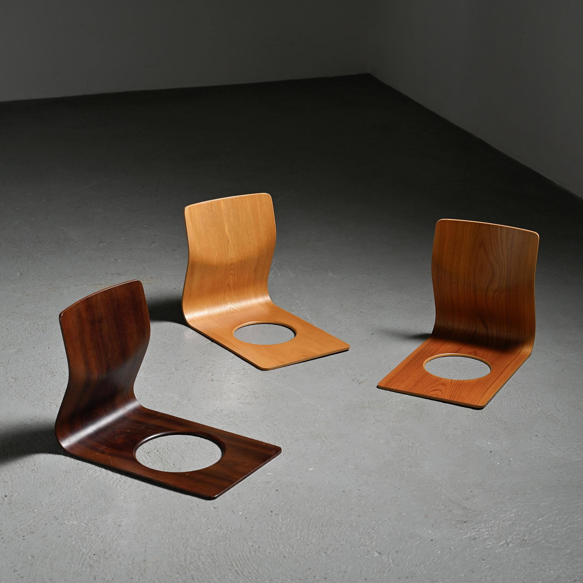 Zaisu chair model by Kenji Fujimori, Tendo Mokko edition, Japan 1963