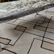 Table basse chromé marble 1970"vintage