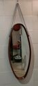 Vintage oval mirror, 1960s