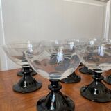 Set of 12 retro dessert cups