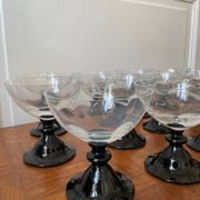 Lot de 12 coupes à dessert rétro