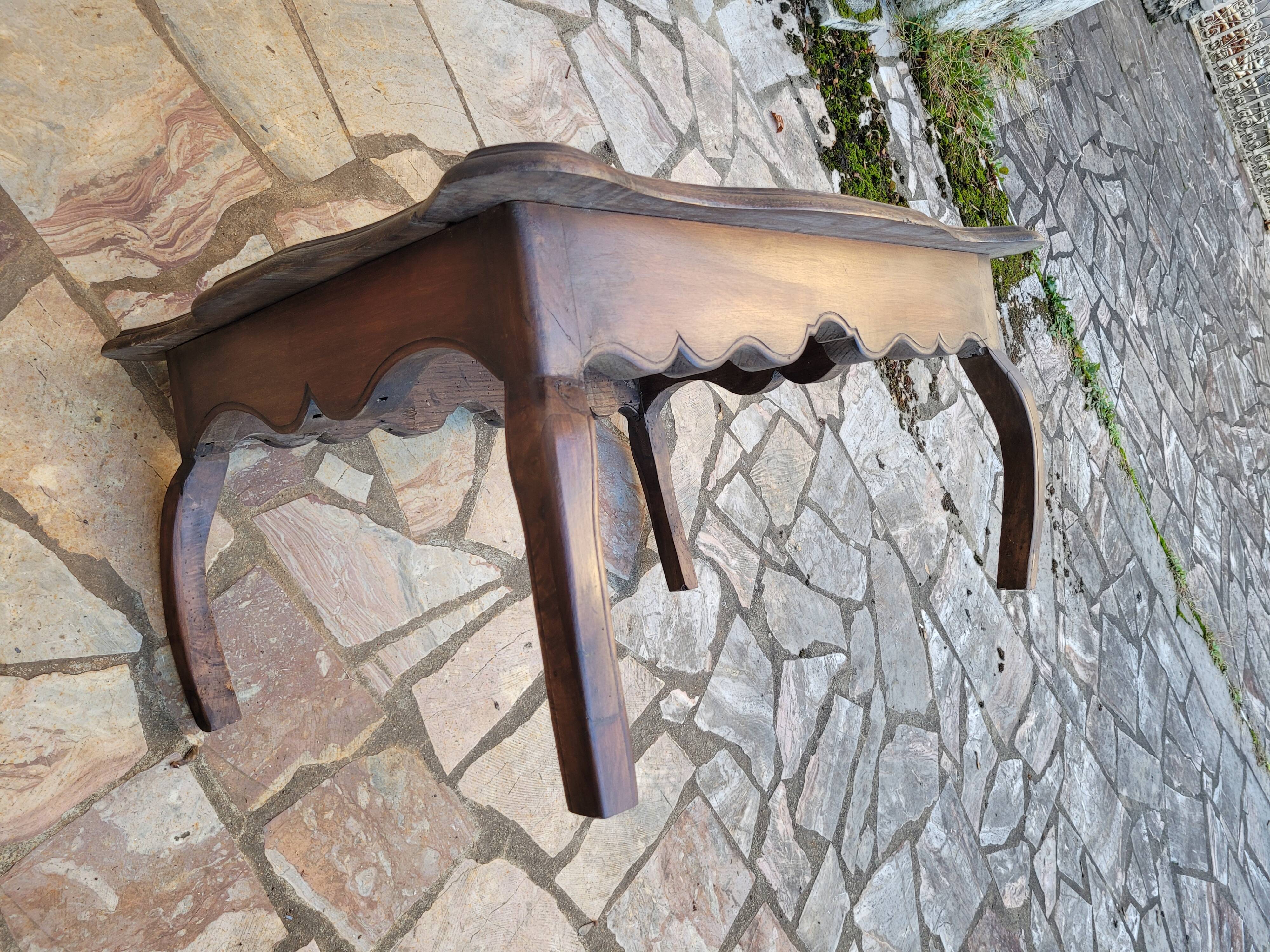 Antique solid wood coffee table