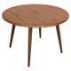 Scandinavian modern teak round coffee table, 1960's denmark