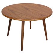 Table basse ronde scandinave en teck moderne, Danemark des années 1960