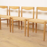4 x dining chair | Bramin | H.W. Klein | Soaped oak | Restored