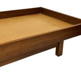 Vintage daybed with drawers 1960s in teak minimalist design