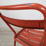 4 tolix metal bistro chairs