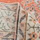 Tapis vintage anatolien tissé à la main en rose saumon, 206x392 cm