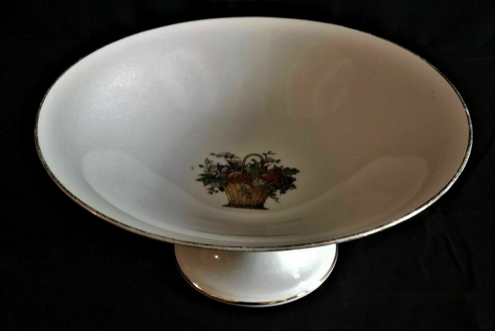 Limoges Balleroy et Cie porcelain compotier