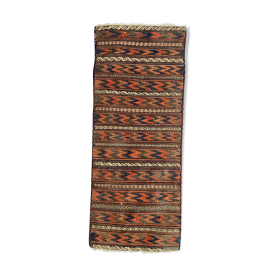 Tapis Kilim ancien turc 51x127 cm
