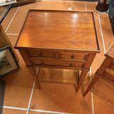 Pair of cherry wood bedside tables
