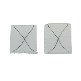 Set of 2 carpets blessed ouarain 80x80cm