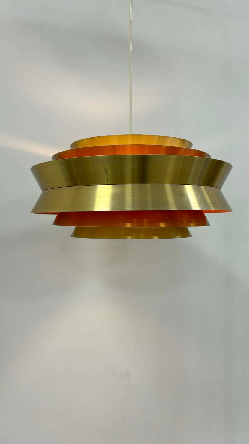 Suspension vintage en laiton