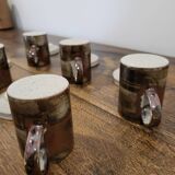 Espresso cups and saucers