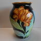 Vase polychrome Vallauris jtf floral 50