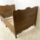 Lit vintage 1950 bois massif