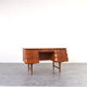 Mid-Century Modern Danish Teak Executive Desk, 1960s
