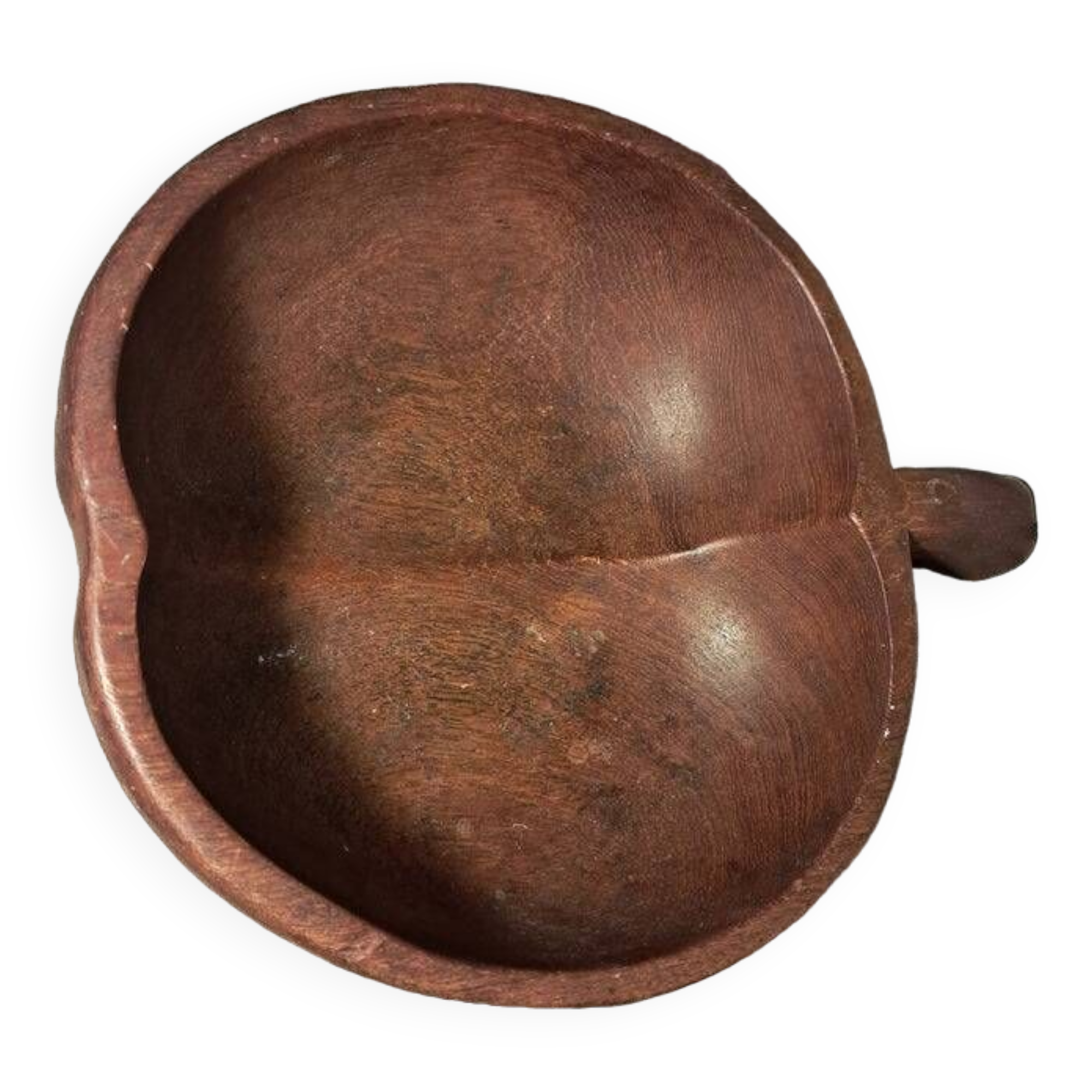 Teak fruit bowl
