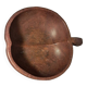 Teak fruit bowl