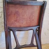 Pair of "Relax" armchairs in leather and wood, Angel I. PAZMINO - 1950