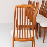 Set of 10 dining chairs by Kai Kristiansen for Schou Andersen (Denmark
