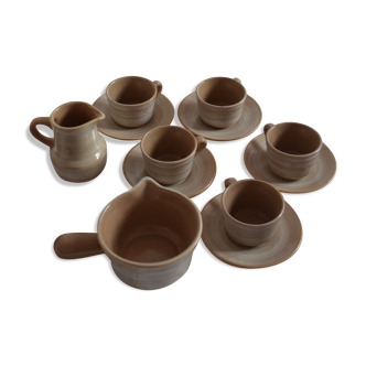 Service à café  en grès