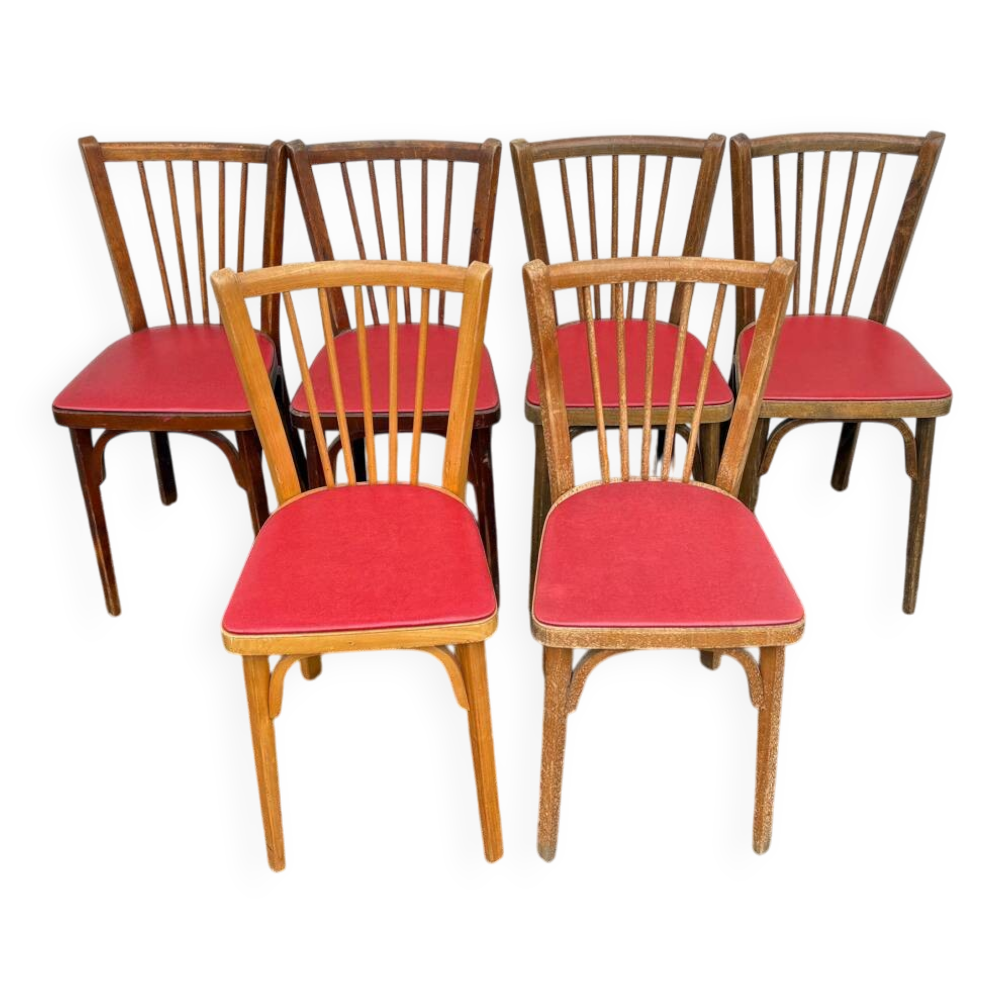 Set of 6 Baumann 153 bistro chairs