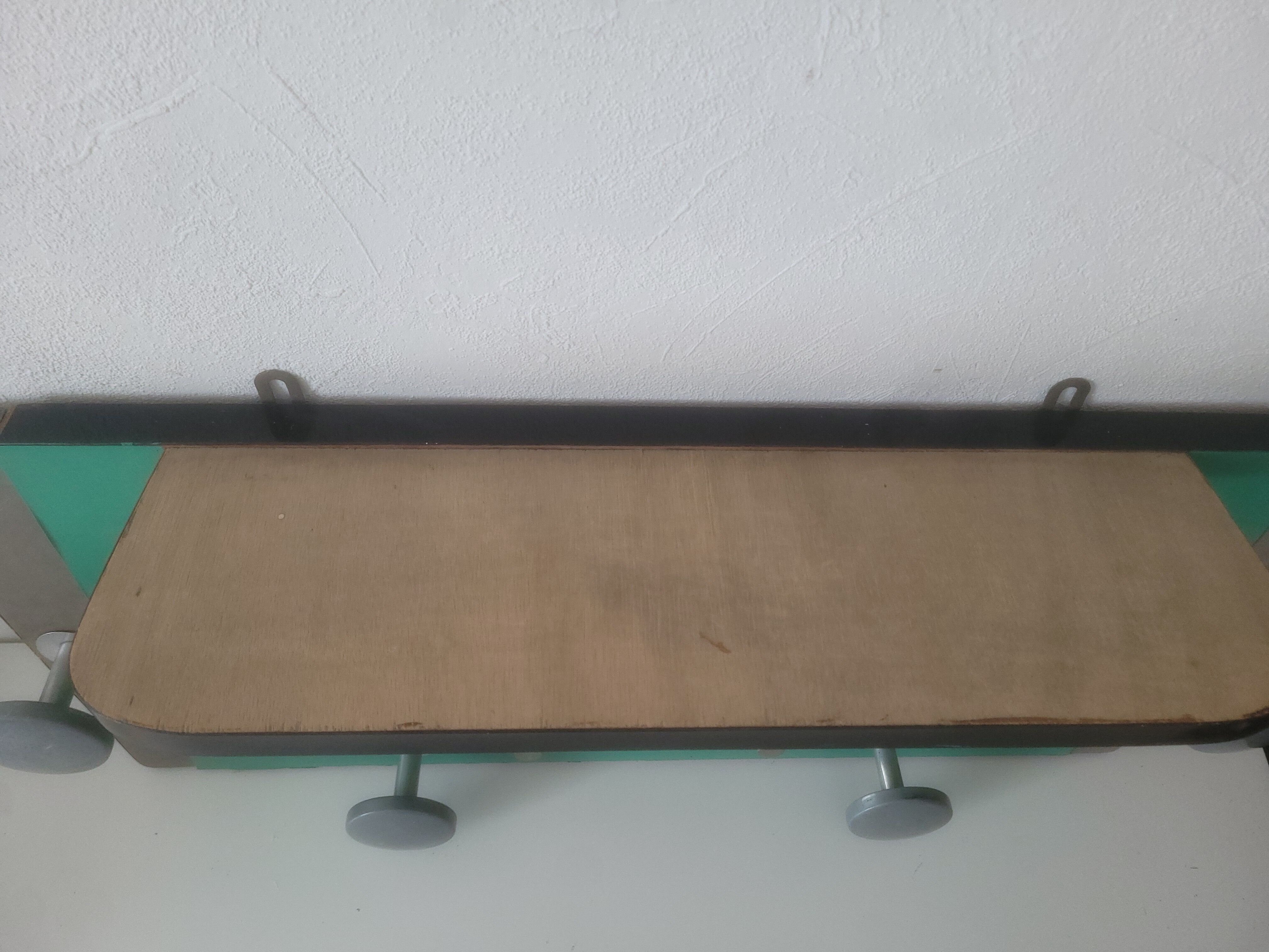 Vintage wall coat rack