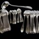 Silver metal cutlery set - 37 pieces - Frionnet François