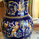 Vase ancien en faïence Gien