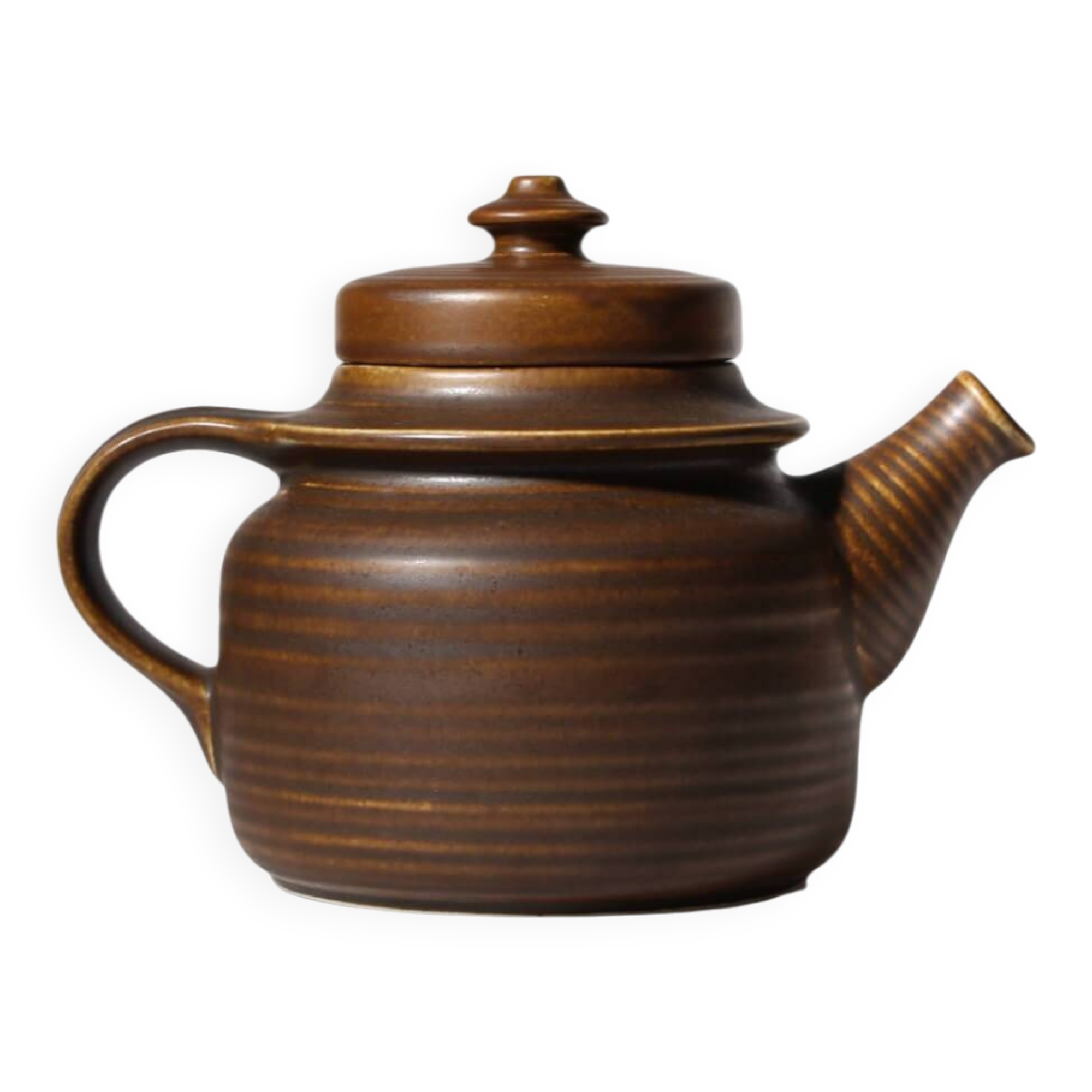 Ulla Procopé, Göran Bäck "Kaarna" Ceramic Matte Teapot, For Arabia, Finland