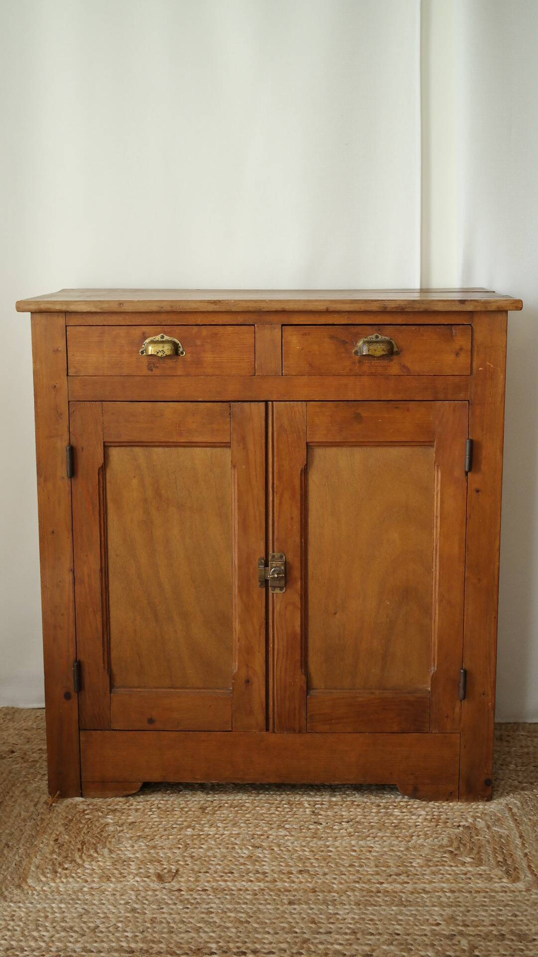 Parisian old waxed wood buffet