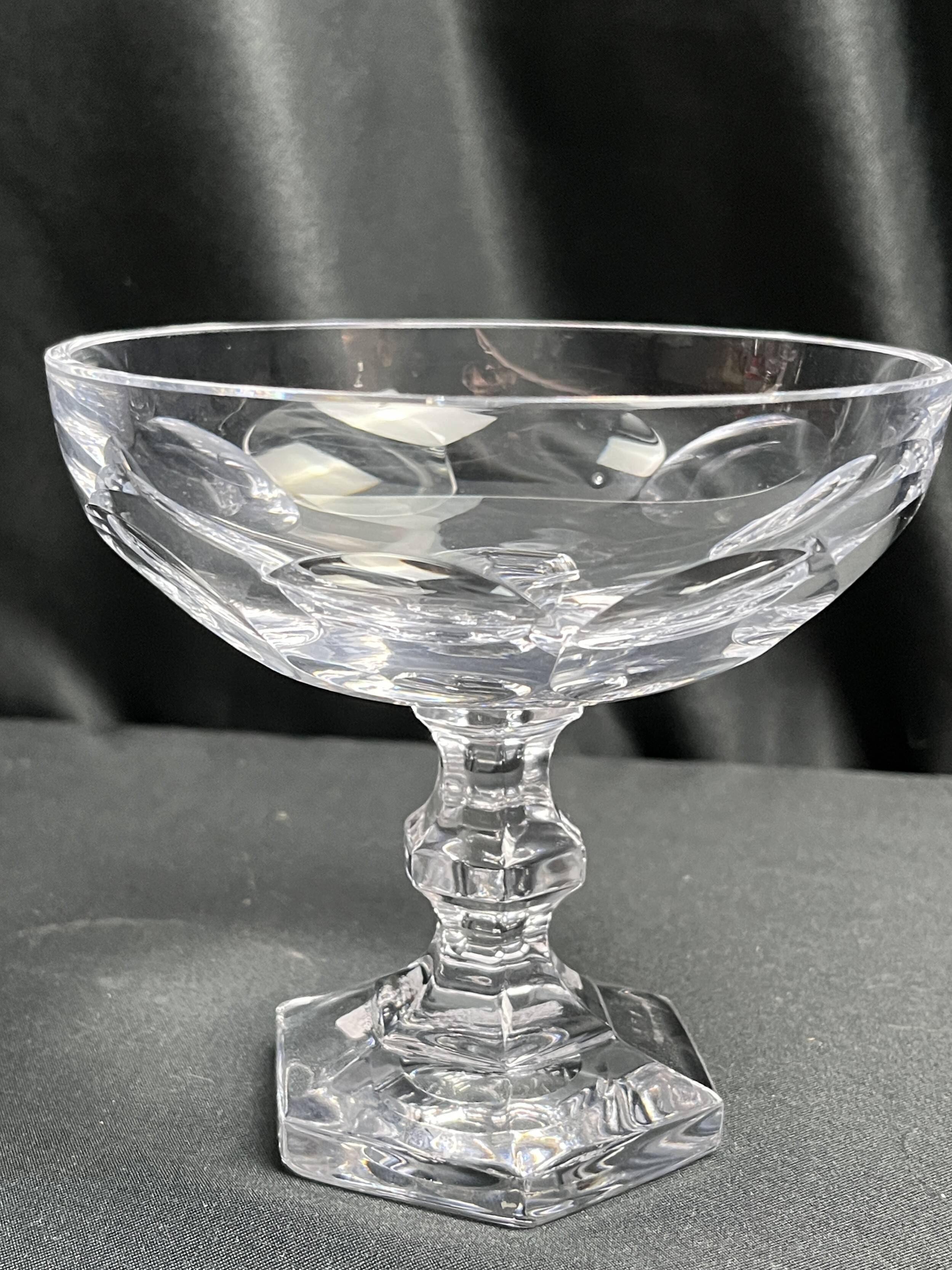Sèvres crystal bowl on foot or empty pocket 20th century