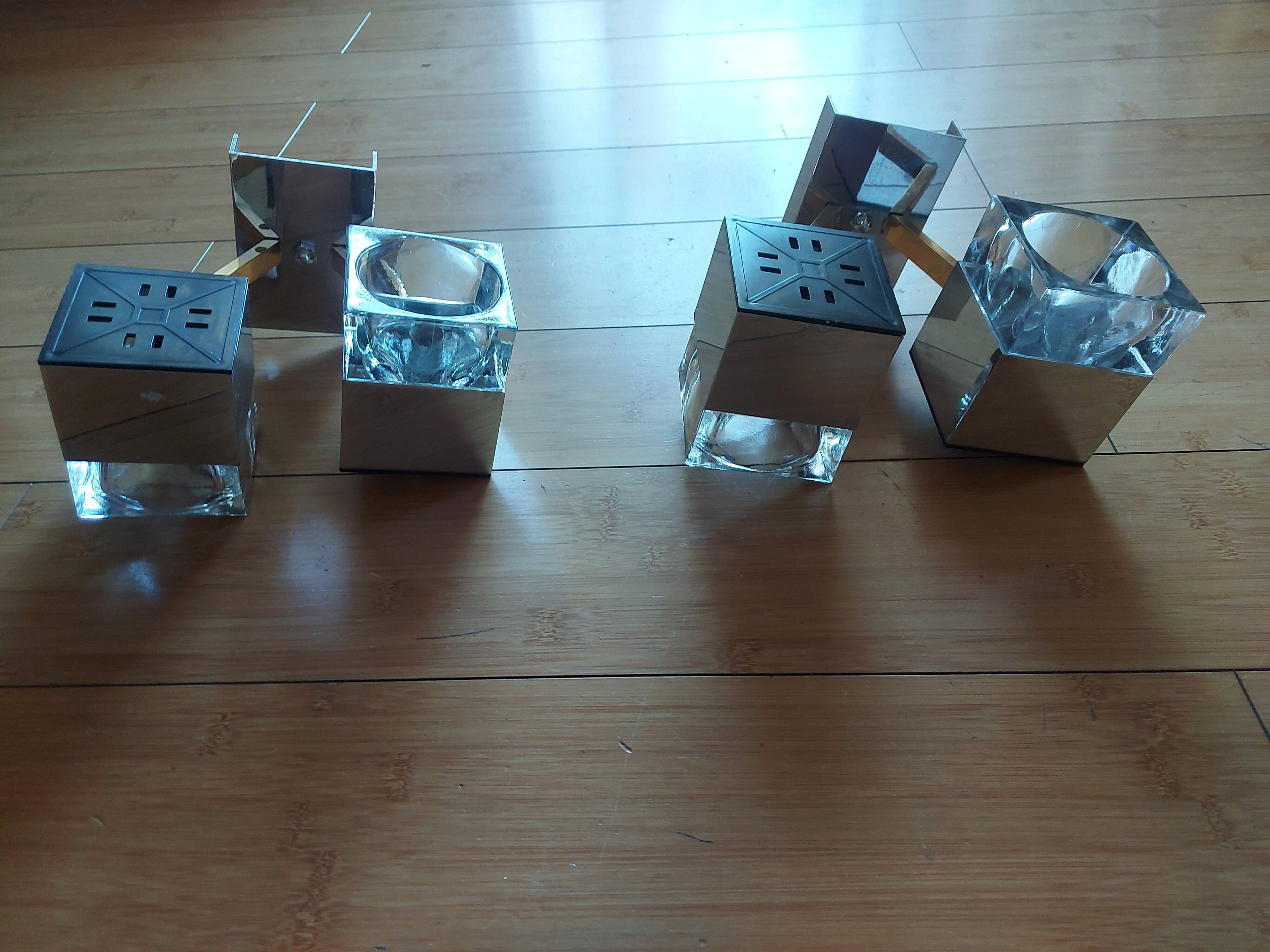 Paire d'appliques années 70, Sciolari