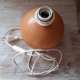 Lampe boule en bois massif