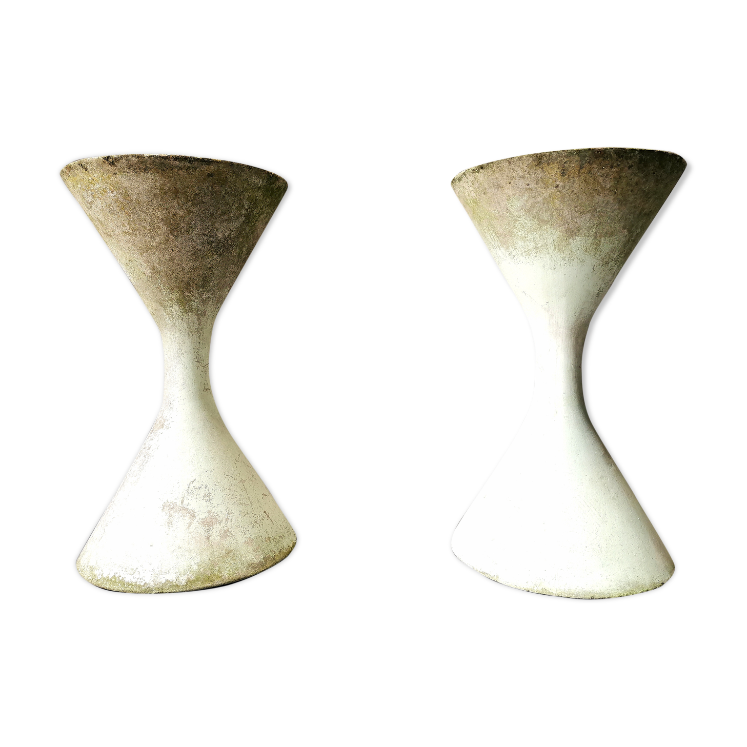 Pair of Diabolo gardeners by Anton Bee and Willy Guhl for Eternit 60s