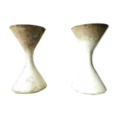 Pair of Diabolo gardeners by Anton Bee and Willy Guhl for Eternit 60s