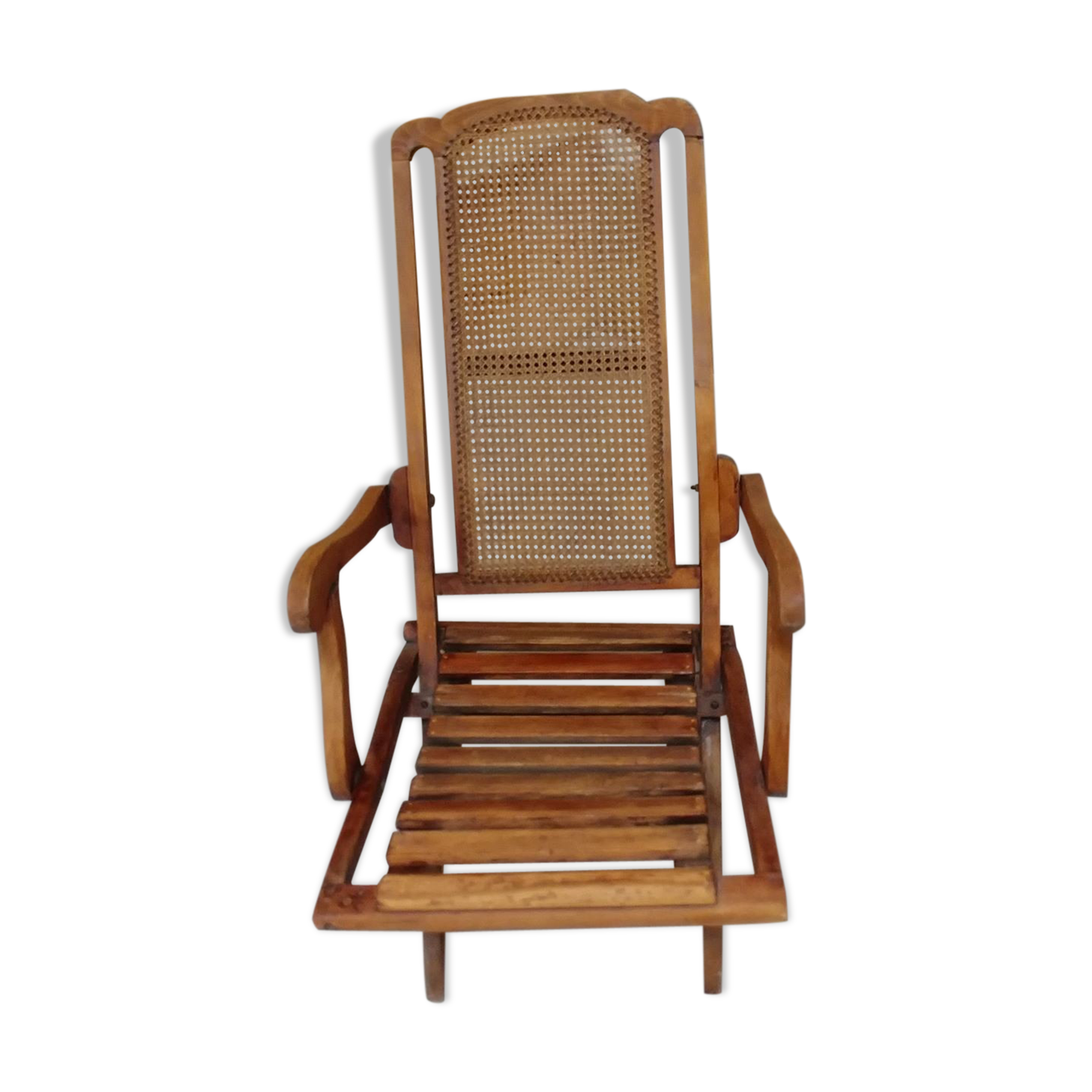 Fauteuil pliant canné