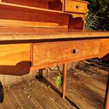 Wooden Art Nouveau desk circa 1900