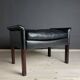 Ensemble de fauteuil lounge et ottoman Mod. 500 attribué à Hans Olsen pour Vatne Møbler, Danemark, années 1960