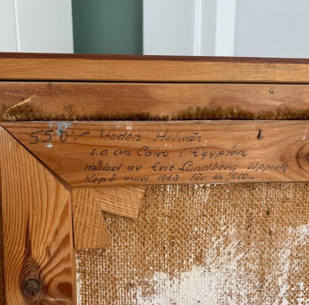 Oil Painting by Éric Lundberg, Scandinavian Painting / Cairo, Egypt