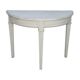 Solid painted wood console half-moon excellent condition